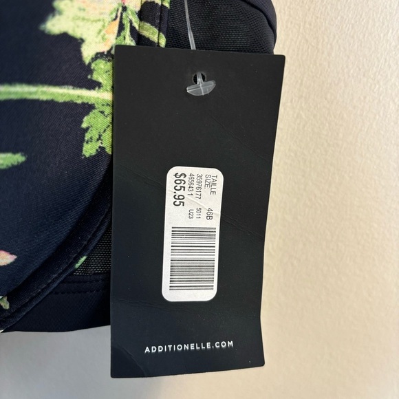 DEESSE Sz 46B Bra Floral Padded Underwire Adjustable Straps and Back NEW - Picture 4 of 6